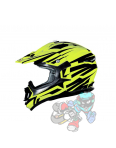 Obrázok pre SHIRO PRILBA MX-734 BRAVO FLUO YELLOW