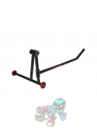 Obrázok pre Stojan na motocykl zadní (pro jednoramennou kyvnou vidlici), trn nutno dokoupit zvlášť, QTECH (černý)