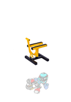 Obrázok pre Stojan MX, QTECH - EU (černá matná/žlutá)