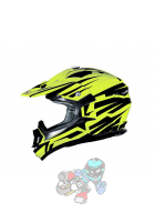 Obrázok pre SHIRO PRILBA MX-734 BRAVO FLUO YELLOW