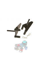 Obrázok pre Náhradní adaptéry pro stojany M002-45, QTECH (pár, černé)