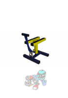 Obrázok pre Stojan MX, QTECH - EU (modrá matná/žlutá)