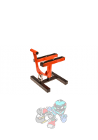 Obrázok pre Stojan MX, QTECH - EU (černá matná/oranžová)