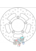 Obrázok pre Brzdový kotouč Brembo MOTO