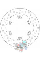 Obrázok pre Brzdový kotouč Brembo MOTO