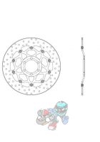Obrázok pre Brzdový kotouč Brembo MOTO
