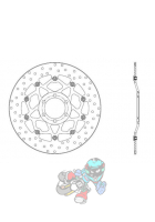 Obrázok pre Brzdový kotouč Brembo MOTO