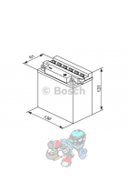 Obrázok pre Motobatéria BOSCH-M4F19