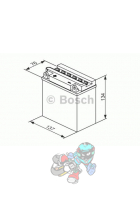 Obrázok pre Motobatéria BOSCH-M4F24