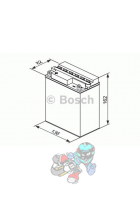 Obrázok pre Motobatéria BOSCH-M4F33