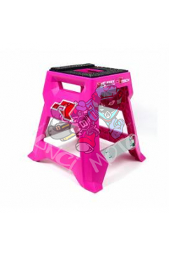 Obrázok pre Stojan MX R15 (technopolymer / hliník), RTECH - Itálie (neon růžová/černá)