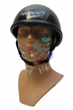 Obrázok pre BIKETECH PRILBA LESKLÁ ČIERNA