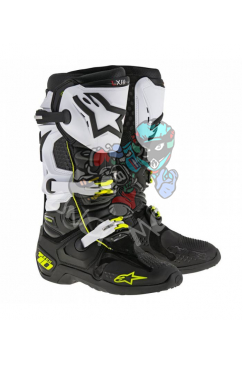Obrázok pre BOTY TECH 10 2018, ALPINESTARS - ITÁLIE (ČIERNE/BIELE/ŽLTÉ FLUO)
