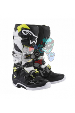 Obrázok pre BOTY TECH 7 2018, ALPINESTARS - ITÁLIE (ČIERNE/BIELE/ŽLTÉ FLUO)